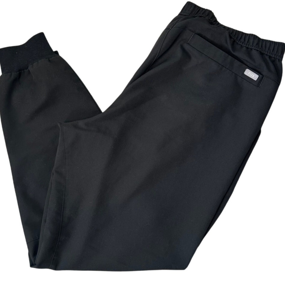 EUC Figs Tansen Black Scrub Joggers Men’s 5 Pocket Pants Size XXL
